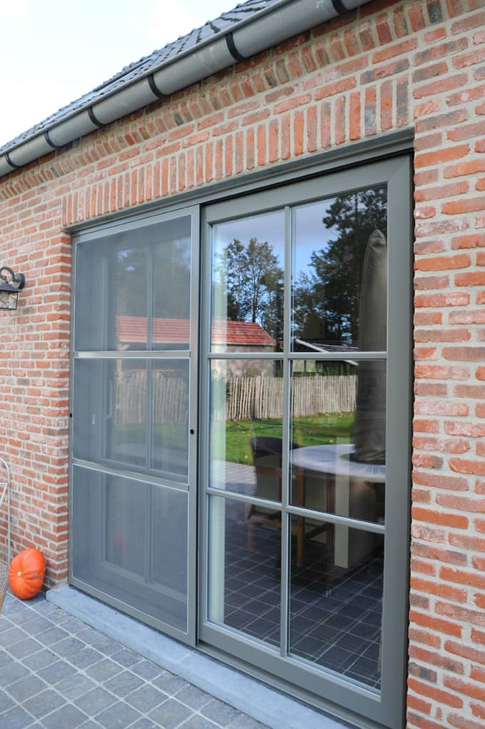 2-delig pvc schruifraam